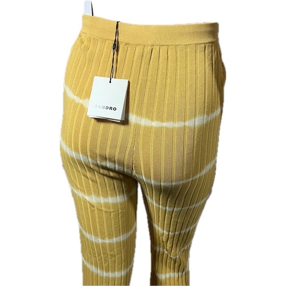 NWT Sandro Proper Knits Tie dye flare trousers - Picture 6 of 8